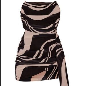Pretty Little Thing strapless dress